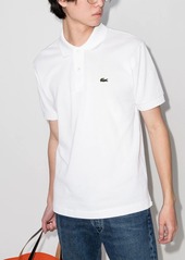 Lacoste logo-patch short-sleeve polo shirt