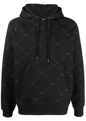 Lacoste logo-patterned hoodie