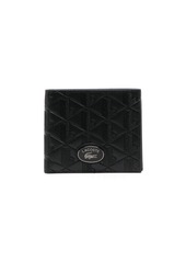Lacoste logo-plaque leather wallet