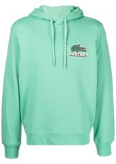 Lacoste logo-print hoodie