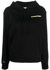 Lacoste logo-print long-sleeve hoodie