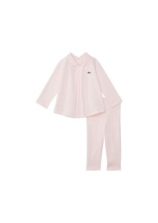 Lacoste Long Sleeve Collared with Leggings PJ Giftset (Toddler)