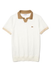 Lacoste Johnny Collar Pique Polo in Flour/Viennese at Nordstrom