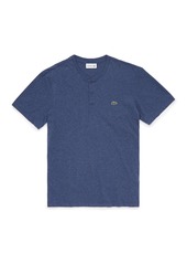 Lacoste Regular Fit Henley T-Shirt in Heather Moray Chine at Nordstrom
