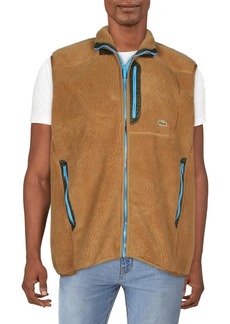 Lacoste Mens Sherpa Colorblock Vest