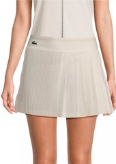 Lacoste Performance Pleated Miniskirt