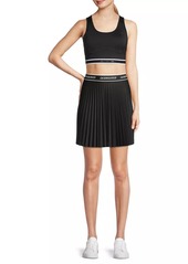 Lacoste Pleated Logo Tennis Skirt