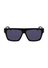 Lacoste Premium & Heritage 57MM Rectangular Sunglasses