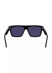 Lacoste Premium & Heritage 57MM Rectangular Sunglasses