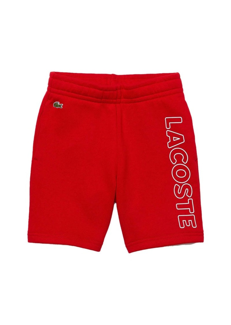 Lacoste Red Monogram Side Logo Shorts