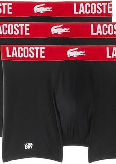 Lacoste Short Microfiber Boxer Brief 3-Pack