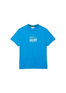 Lacoste Men's Short Sleeve Bold Print Crewneck T-Shirt