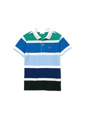 Lacoste Short Sleeve Classic Big Stripes Polo (Infant/Toddler/Little Kids/Big Kids)