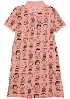 Lacoste Short Sleeve Graphic Peanut Animation Dress (Toddler/Little Kids/Big Kids)
