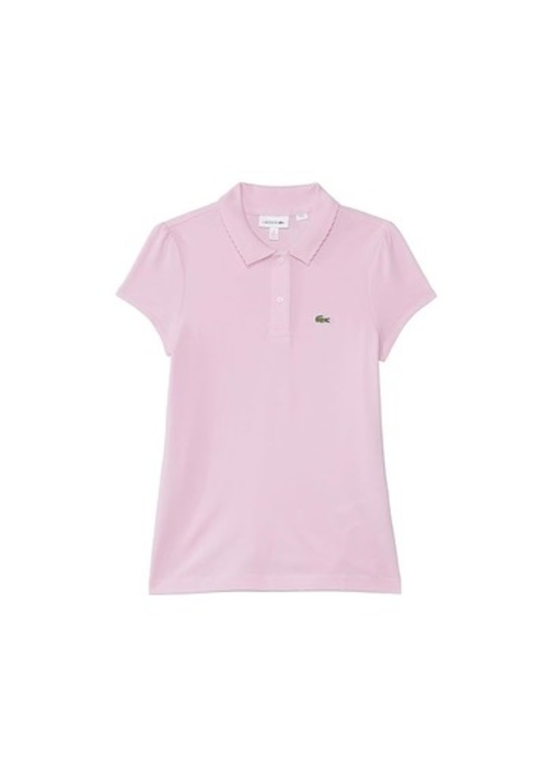 Lacoste Short Sleeve Mini Pique New Iconic Polo (Little Kid/Toddler/Big Kid)