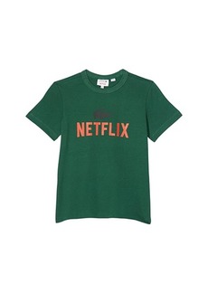Lacoste Short Sleeve Netflix Graphic T-Shirt (Toddler/Little Kids/Big Kids)