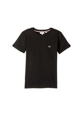 Lacoste Short Sleeve Solid Crew T-Shirt (Toddler/Little Kids/Big Kids)