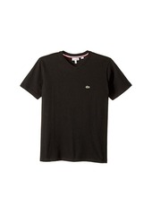 Lacoste Short Sleeve Solid V-Neck T-Shirt (Toddler/Little Kids/Big Kids)