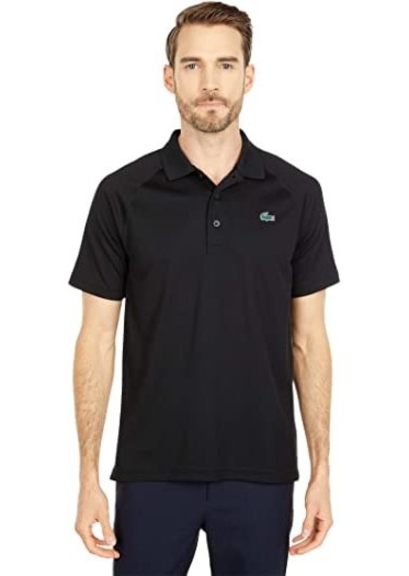 Lacoste Short Sleeve Sport Breathable Run-Resistant Interlock Polo Shirt