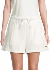 Lacoste Terry Wide-Leg Shorts