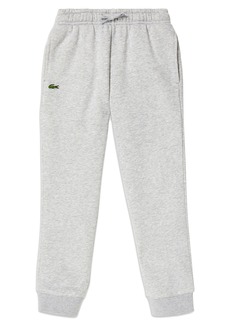 Lacoste Solid Fleece Jogger Sweatpants in Silver Chine at Nordstrom