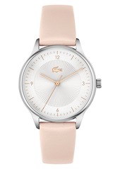 Lacoste Club Leather Strap Watch