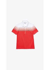Lacoste Women's Short Sleeve Ombre Polo Shirt