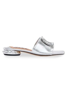 Lady Couture Amore Metallic Embellished Sandals