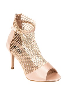 LADY COUTURE Ariana Mesh Heel Sandal in Champagne at Nordstrom Rack