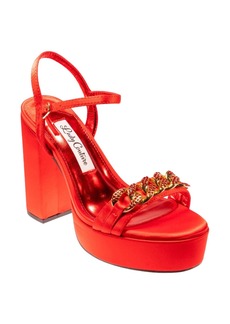 LADY COUTURE Dance Block Heel Sandal in Red at Nordstrom Rack