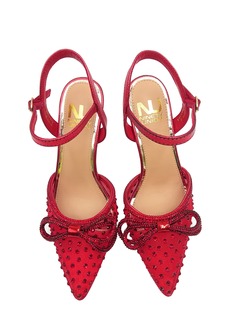 LADY COUTURE Gloria Embellished Pump in Red at Nordstrom Rack