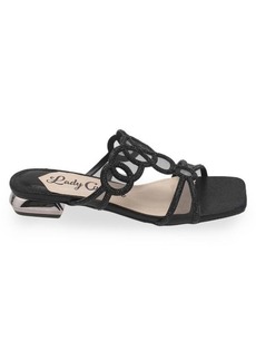 Lady Couture Mesh & Rhinestone Sandals