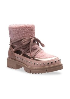 Lady Couture ​Snowball Studded Faux Shearling Boots