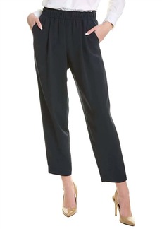 Lafayette 148 Ashland Ankle Pant In Ink