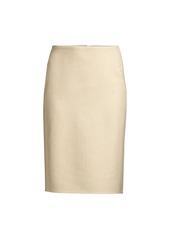 Lafayette 148 Claire Cashmere & Silk-Blend Pencil Skirt