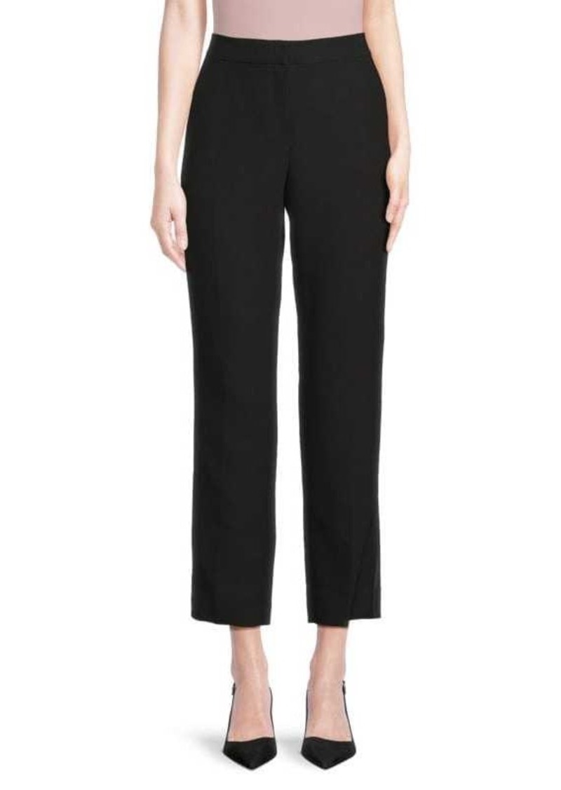 Lafayette 148 Clinton Wool & Silk Cropped Pants