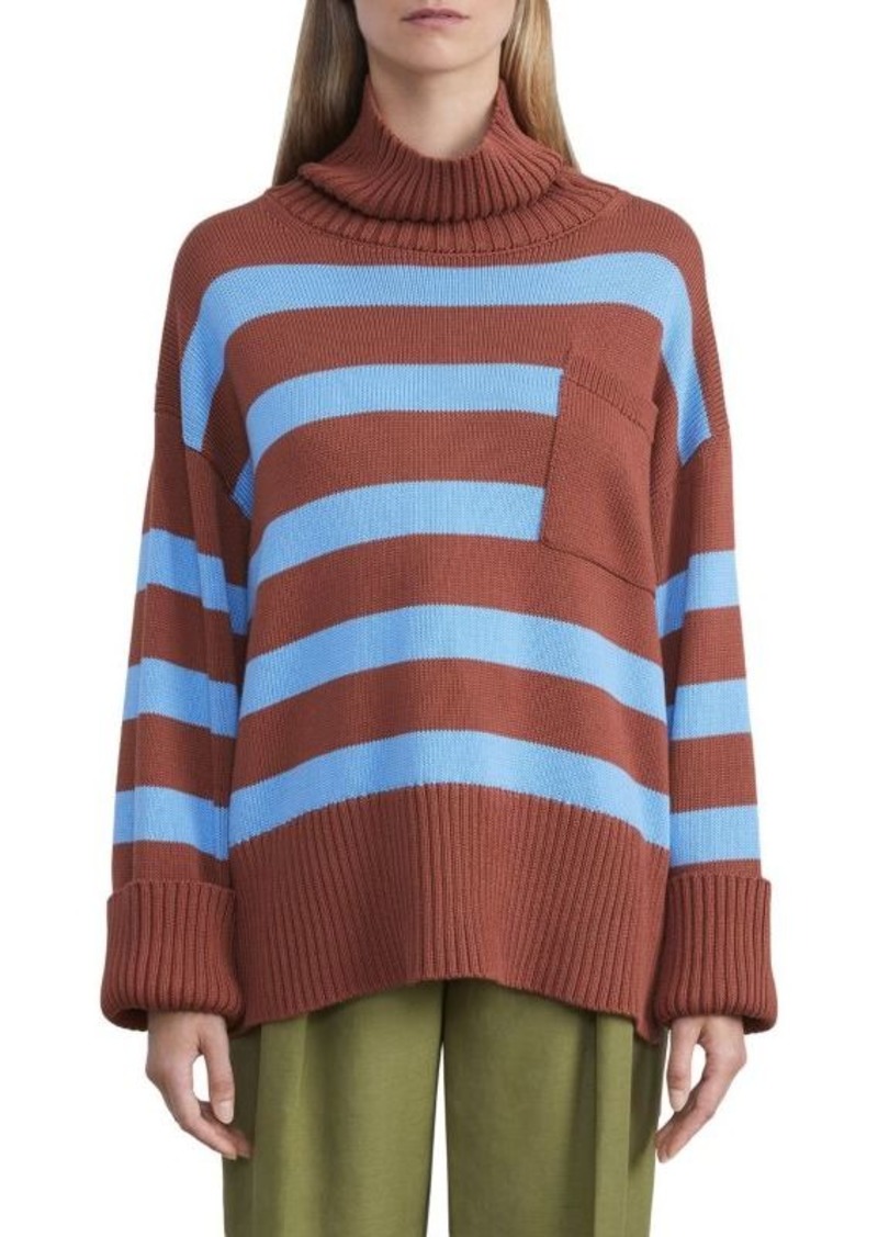 Lafayette 148 & Silk Striped Sweater
