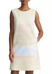 Lafayette 148 Dyed Sleeveless Shift Dress