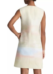 Lafayette 148 Dyed Sleeveless Shift Dress