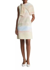 Lafayette 148 Dyed Sleeveless Shift Dress