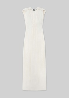 Lafayette 148 Finespun Voile Pleated Gown