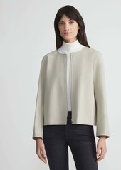 Lafayette 148 Fundamental Bi-Stretch Zip Jacket