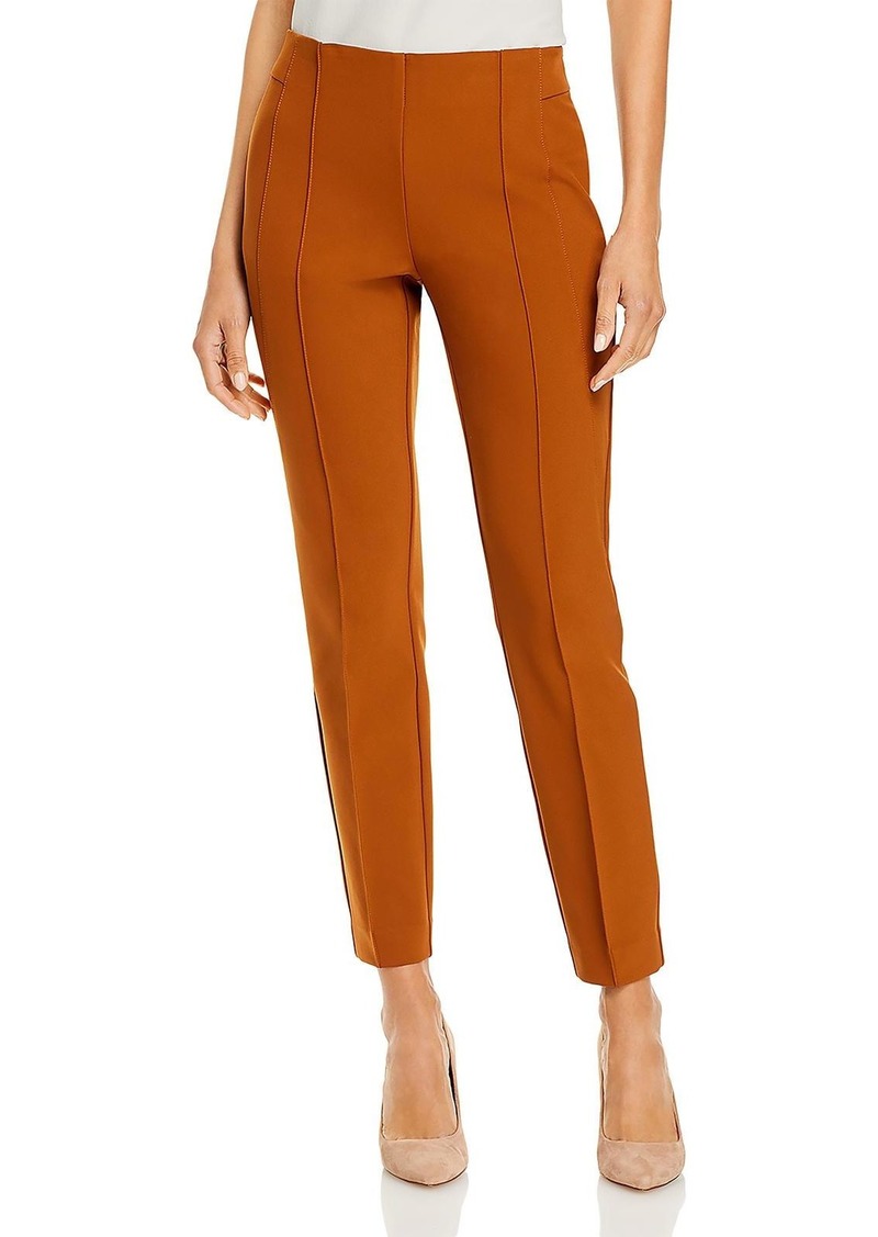 Lafayette 148 Gramercy Womens High Rise Pintuck Dress Pants