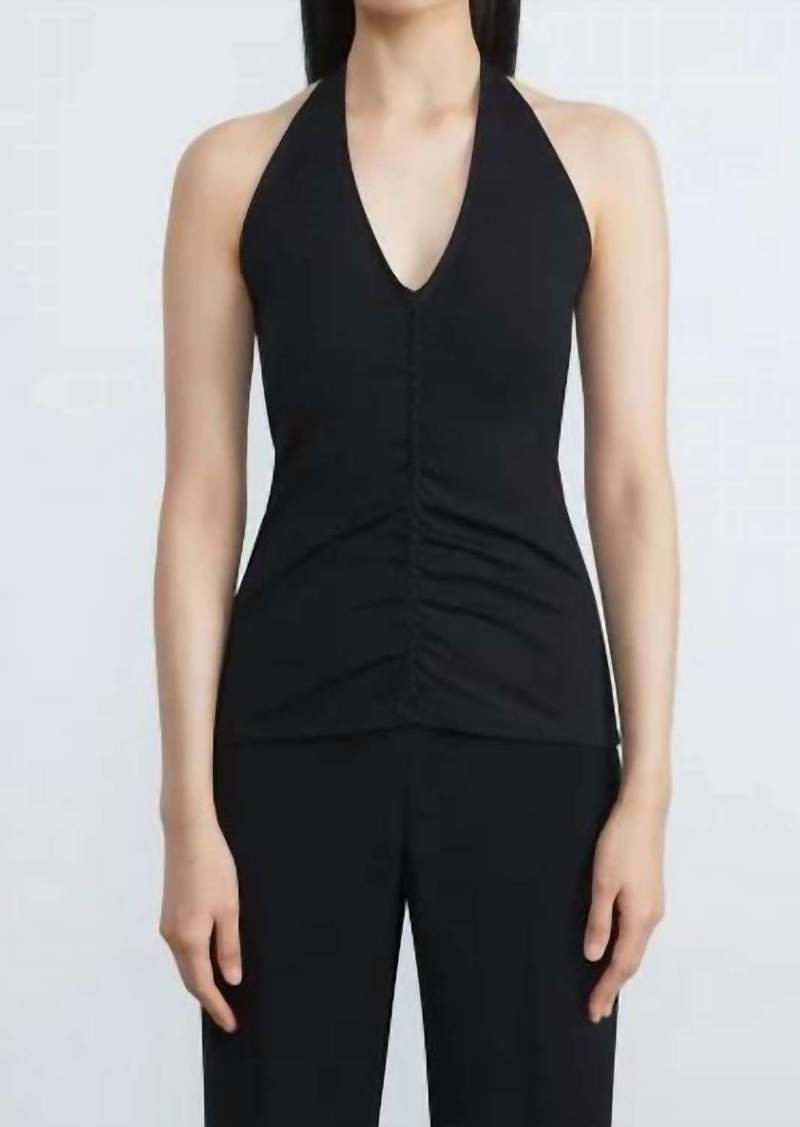 Lafayette 148 Halter Neck Tank Top In Black