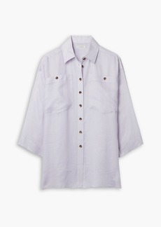 Lafayette 148 - Scout ramie and TENCEL™ Lyocell-blend shirt - Purple - XS/S