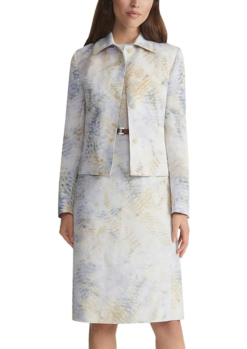 Lafayette 148 New York Abstract Print Jacket