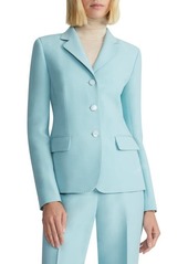 Lafayette 148 New York Academy Three-Button Wool & Silk Blazer