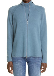 Lafayette 148 New York Cashmere Cardigan in Smoked Slate at Nordstrom
