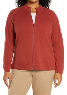 Lafayette 148 New York Cashmere Cardigan in Winter Rose at Nordstrom