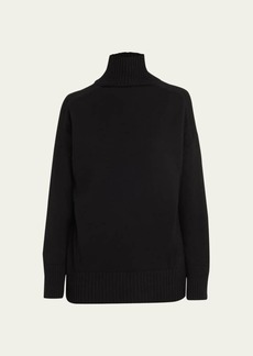 Lafayette 148 New York Chine 3-Ply Cashmere Stand-Collar Sweater